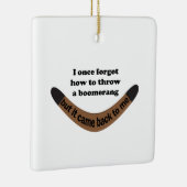 Boomerang Joke Keramisch Ornament (Rechts)
