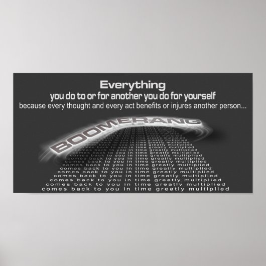 Boomerang Poster (Voorkant)