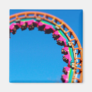 Boomerang Roller Onderzetter Worlds of Fun, KC Magneet