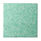 Boomerang Tile - Jade Green Tegeltje (Voorkant)