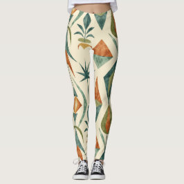 Boomerang vormt een naadloos patroon leggings