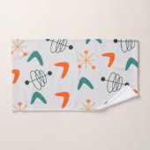Boomerangs atomiques modernes du milieu du siècle (Serviette à main)