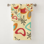 Boomerangs en sterren bad handdoek (Insitu)