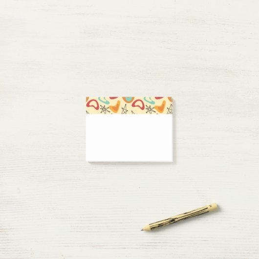 Boomerangs en sterren post-it® notes (Op bureau)
