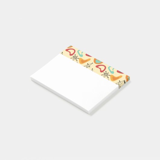 Boomerangs en sterren post-it® notes (Schuin)