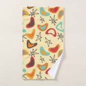 Boomerangs et étoiles (Serviette à main)