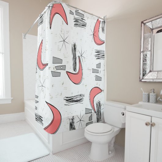 Boomerangs et rideau en douche de Starbursts 2 (En situation)