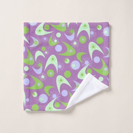 Boomerangs rétro (Gant de toilette)