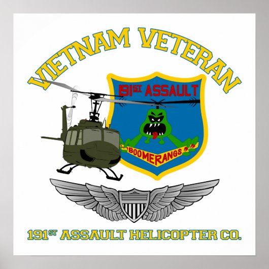 Boomerangs Vietnam (Pilot Wings) Poster (Voorkant)
