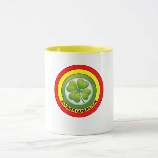 Boomers Lucky Clover Mok (Midden)