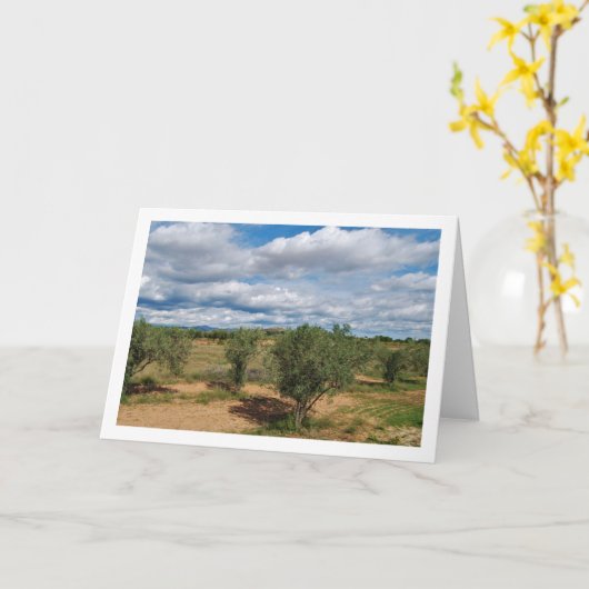 Boomgaard Hemel Landschap Kaart (Gele Bloem)