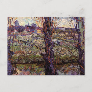 Boomgaard in bloei, Arles door Vincent van Gogh Briefkaart