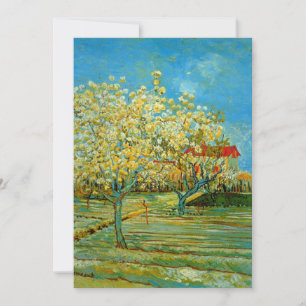 Boomgaard in bloei door Vincent van Gogh Kaart