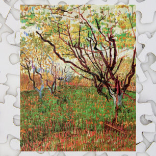 Boomgaard in bloei door Vincent van Gogh Legpuzzel