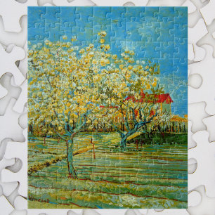 Boomgaard in bloei door Vincent van Gogh Legpuzzel