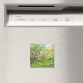 Boomgaard in bloei door Vincent van Gogh Magneet (Insitu (Vaatwasser))