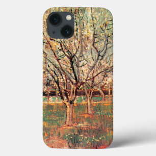 Boomgaard in bloei, pruimenbomen door Vincent van iPhone 13 Hoesje