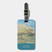 Boomgaard in Blossom | Vincent van Gogh Bagagelabel (Voorkant verticaal)