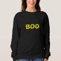Boomgeel en zwarte spooky Halloween