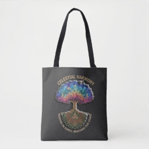 Boomharmonieboom - Kosmische Meditatie Mandala Draagtas