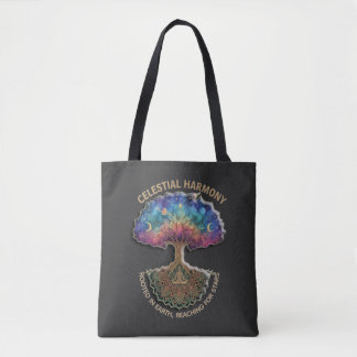 Boomharmonieboom - Kosmische Meditatie Mandala Draagtas