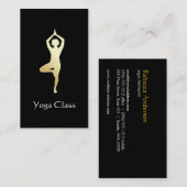 Boomhouding Yoga Visitekaartje (Voorkant / Achterkant)