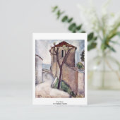 Boomhuis door Modigliani Amedeo Briefkaart (Staand voorkant)