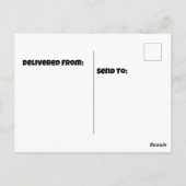 Boomhuis in redwood tree briefkaart (Achterkant)