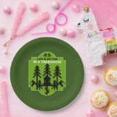 Boomhut Living Papieren Bordje (Feest)