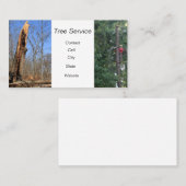 boomkappendienst visitekaartje (Voorkant / Achterkant)