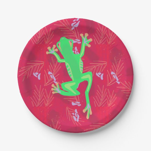 Boomkikker Papieren Bordje (Voorkant)