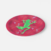 Boomkikker Papieren Bordje (Gekanteld)