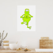 Boomkikker Yoga Tree Pose Art Print (Keuken)