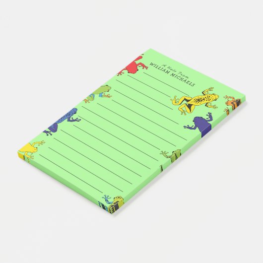 Boomkikkers Schattige Kinderen Post-it® Notes (Schuin)