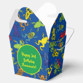 Boomkikkers van de Birthday Cute Bedankdoosjes (Geopend)