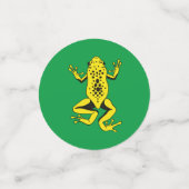 Boomkikkers van de Birthday Cute Confetti (Kleine voorkant)