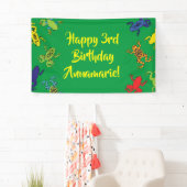 Boomkikkers van de Birthday Cute Spandoek (Insitu)
