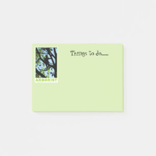 Boomklimmer Silhouet: Boomverzorger Post-it® Notes