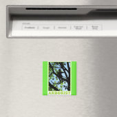 Boomklimmer Silhouette: Arborist Magneet (Insitu (Vaatwasser))