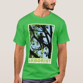 Boomklimmer Silhouette: Arborist T Shirt