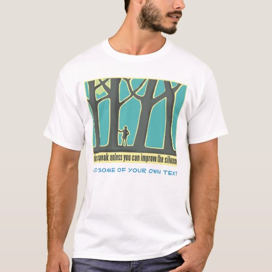 Boomknuffel, wandelen t-shirt (Voorkant)