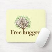 Boomknuffelaar met illustratie van een boom muismat (Met muis)