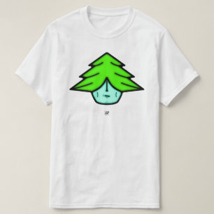 Boomkrijger Cartoon Natuur Wezen T-shirt