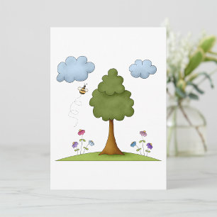 Boomkwekers en wolken van bijen kaart