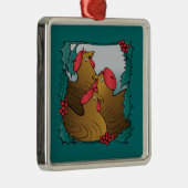 Boomlegkippen Metalen Ornament (Rechts)