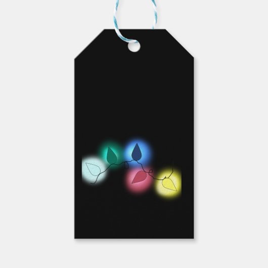 boomlichten cadeaulabel (Voorkant)