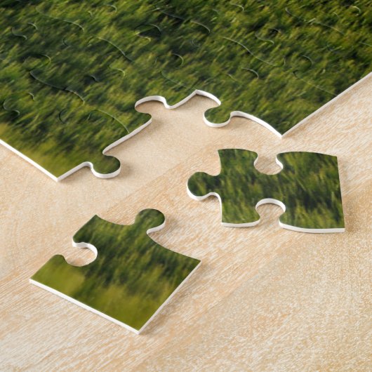 Boomlijnen in een groen Toscaans landschap Legpuzzel (Zijkant)
