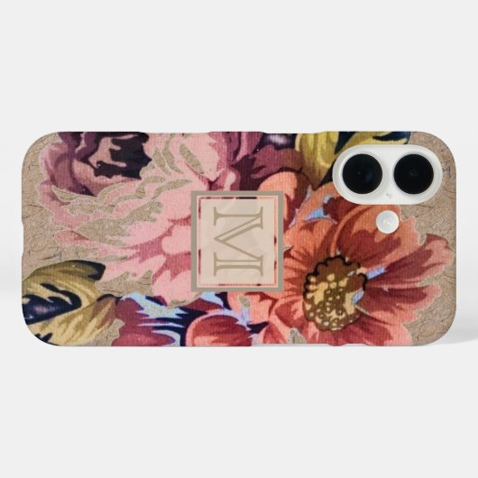  boommonogram Case-Mate iPhone case (Achterkant (horizontaal))