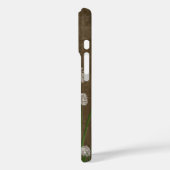 Boomnimf vlinder op een witte bloem Case-Mate iPhone case (Achterkant / Links)
