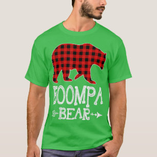 Boompa Beer Kerstmis Pajama Red Pset Buffalo Fam T-shirt